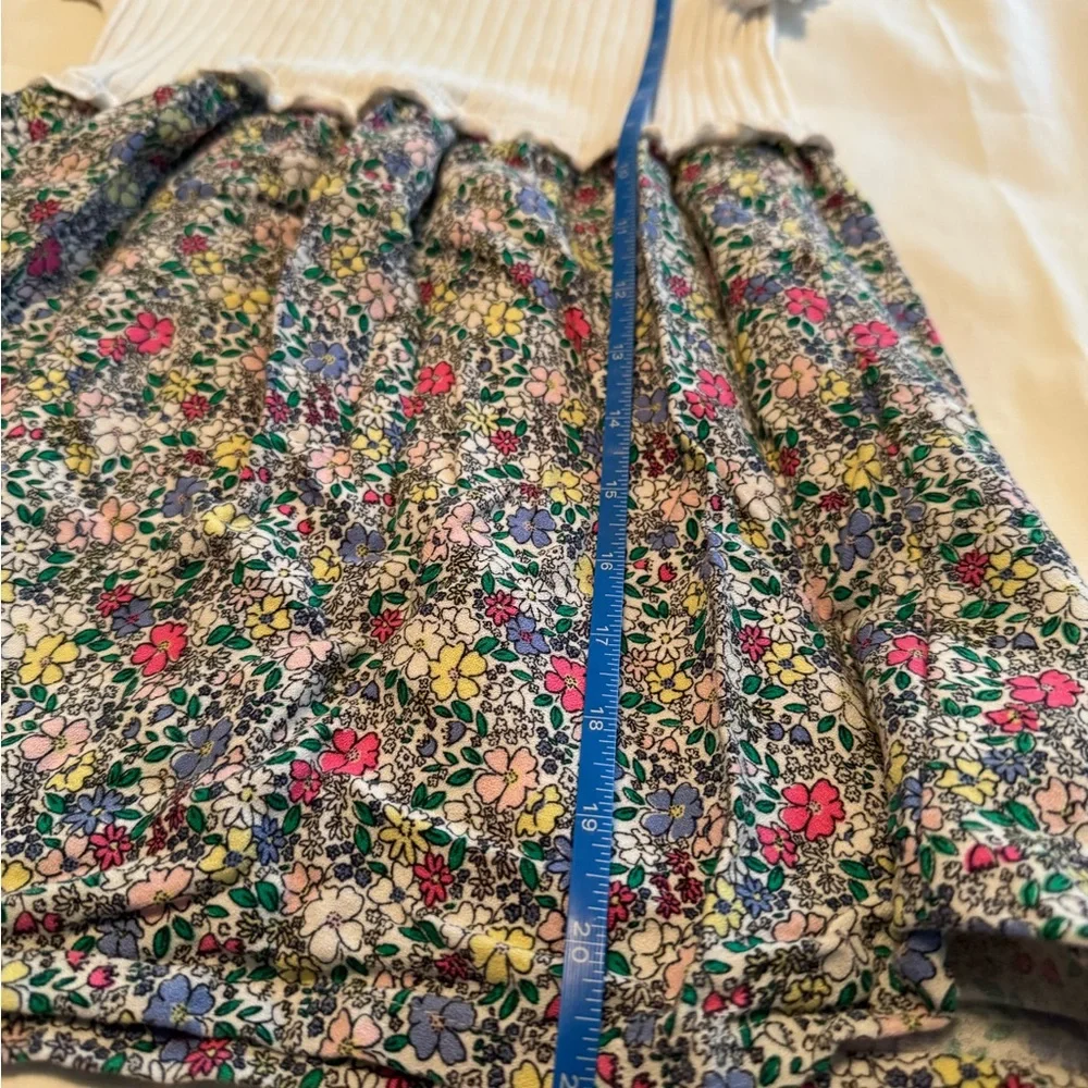 Old Navy Toddler Girl Ribbed Floral Midi Dress 5T